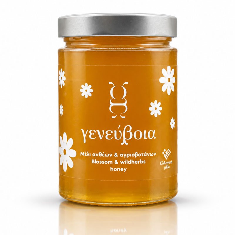Genevia Honey Μέλι Ανθέων και Αγριοβοτάνων 800gr