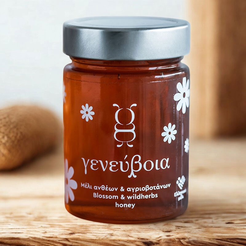 Genevia Honey Μέλι Ανθέων και Αγριοβοτάνων